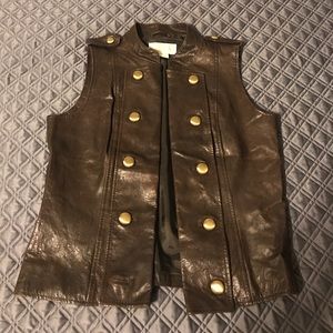 Micheal Kors leather vest